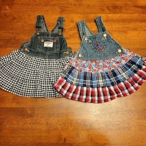 OshKosh B'gosh Overall Dresses 9-12m